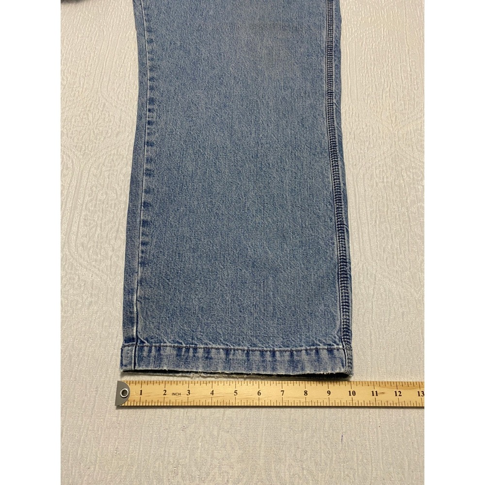 Levi Strauss Signature Carpenter‎ Jeans Light Wash Denim Mens Size 40x29 - Picture 9 of 9